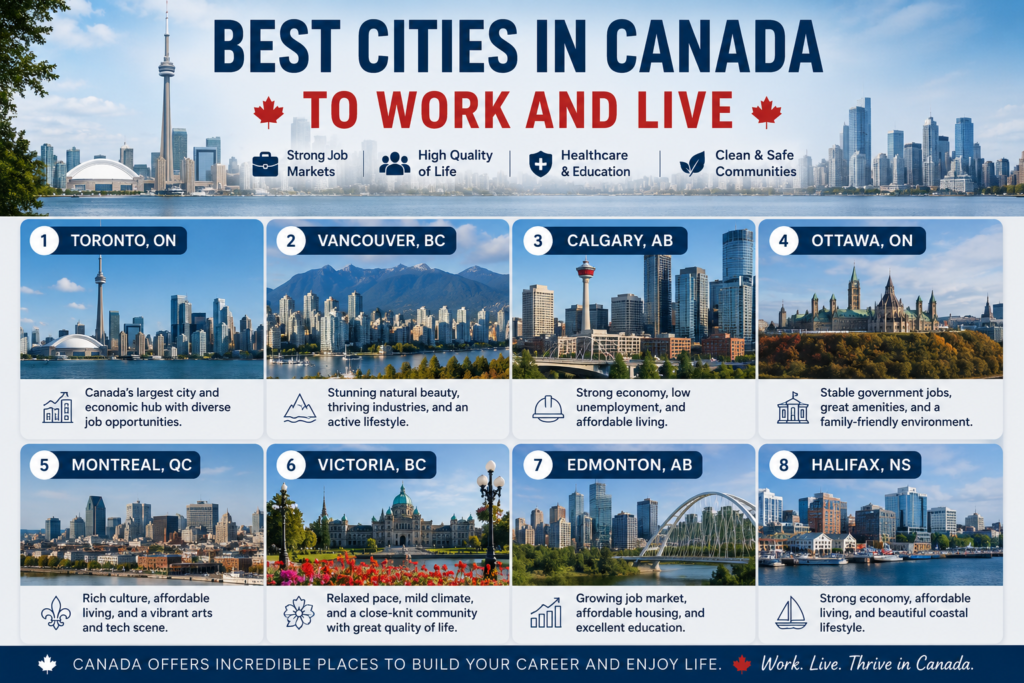 Best Cities in Canada to Work and Live